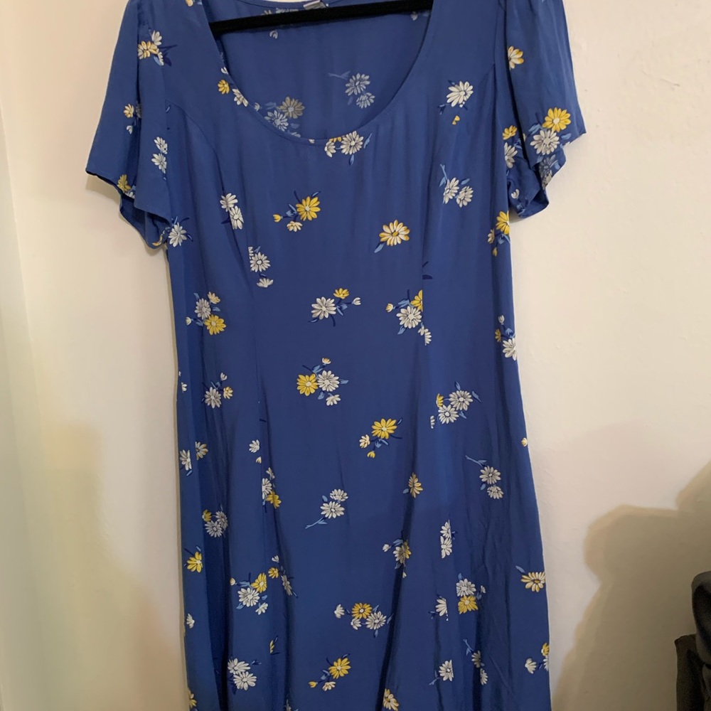Blue Floral Dress